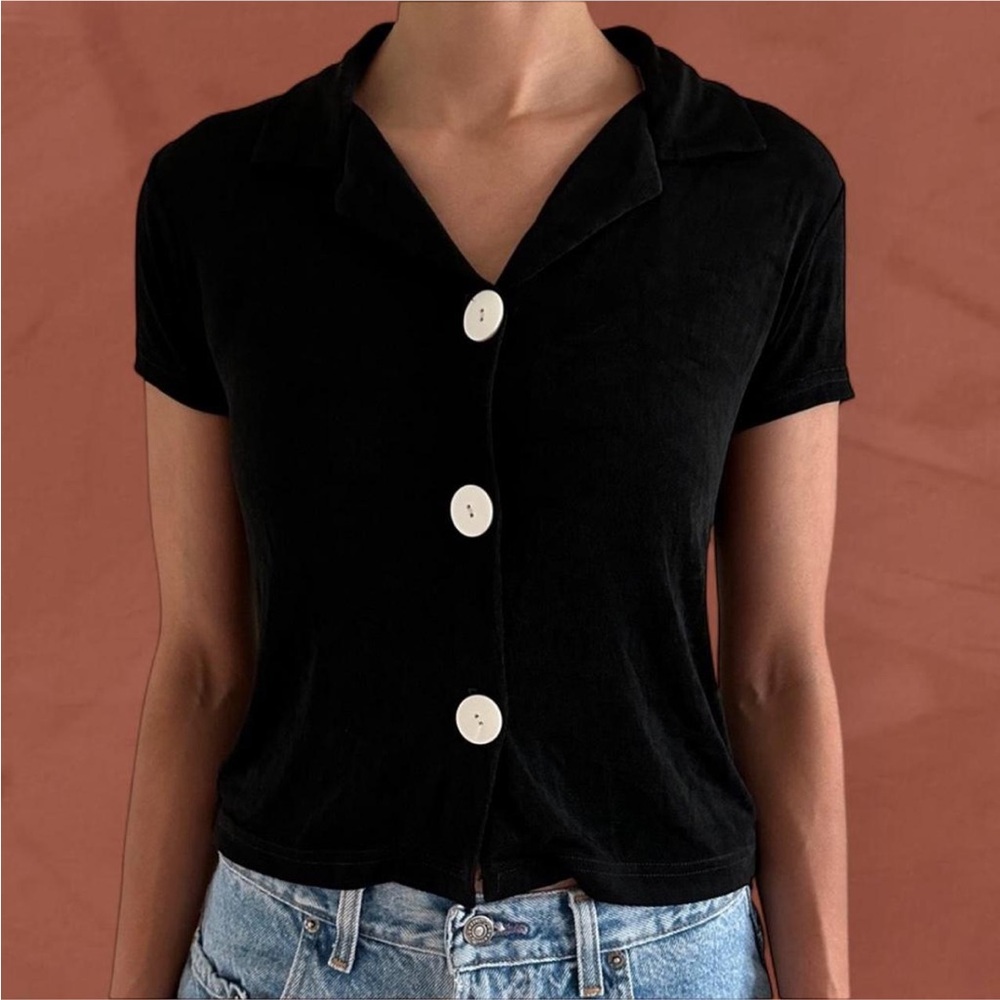 VINTAGE BUTTON UP TOP